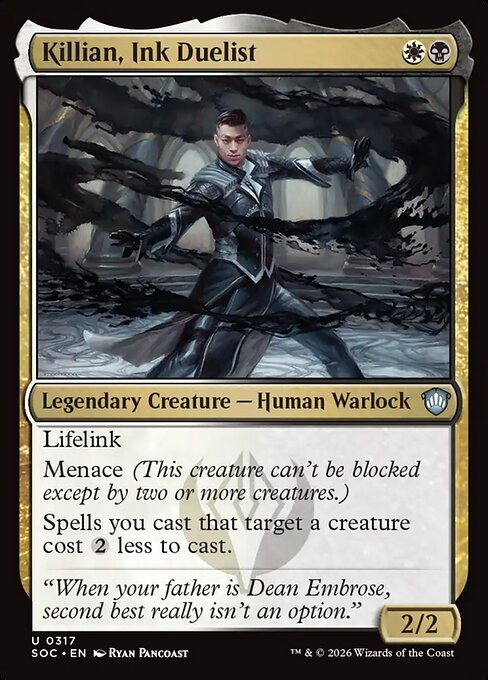 Killian, Ink Duelist - Commander: Secrets of Strixhaven