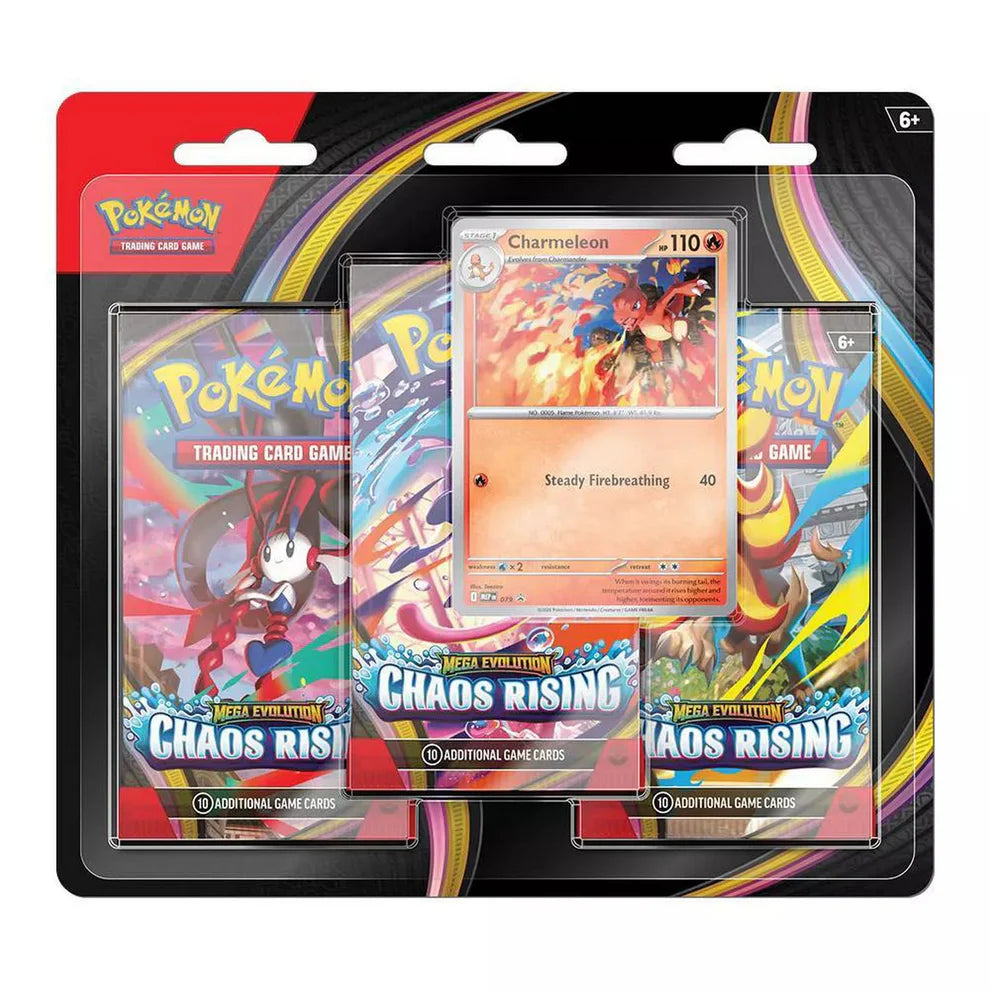 Chaos Rising 3 Pack Blister [Charmeleon] - ME04: Chaos Rising (CRI)
