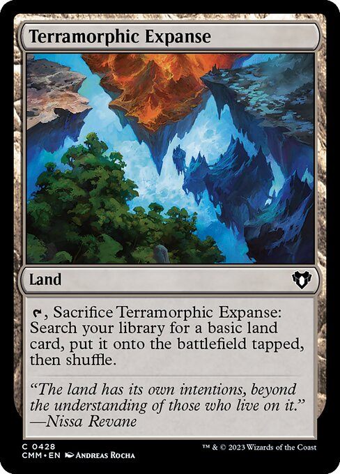 Terramorphic Expanse (Foil) - Commander Masters