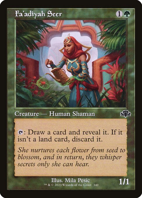 Fa'adiyah Seer (Retro Frame) (Foil) - Dominaria Remastered