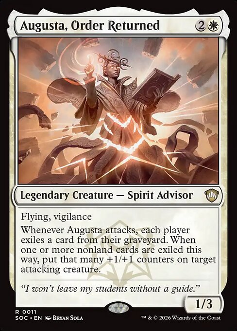 Augusta, Order Returned - Commander: Secrets of Strixhaven