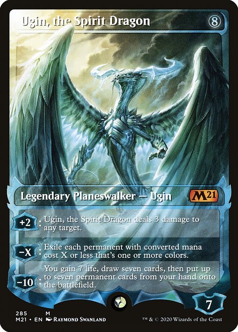 Ugin, the Spirit Dragon (Showcase) - Core Set 2021