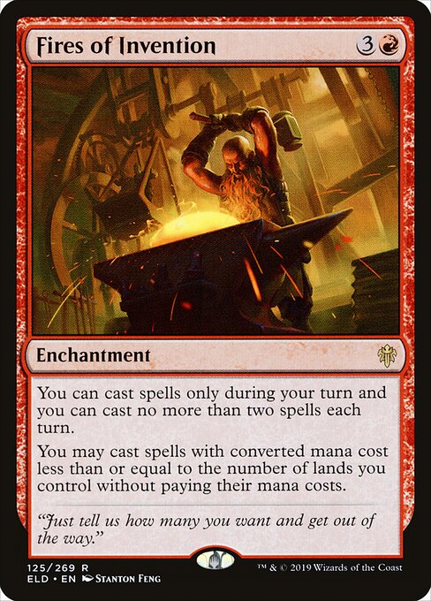 Fires of Invention (Foil) - Throne of Eldraine