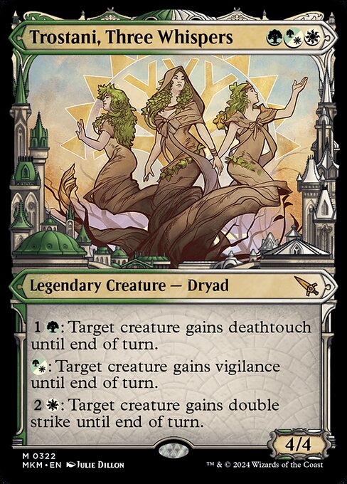 Trostani, Three Whispers (Showcase) (0322) (Foil) - Murders at Karlov Manor