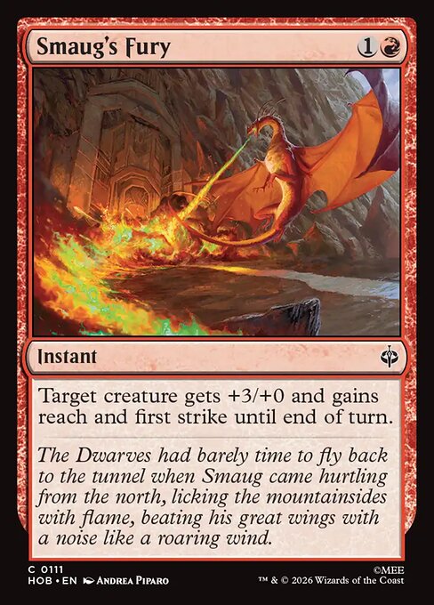 Smaug's Fury (Foil) - The Hobbit