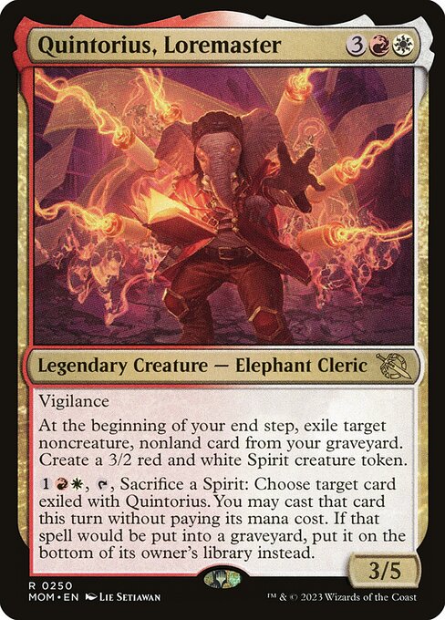 Quintorius, Loremaster (Foil) - March of the Machine