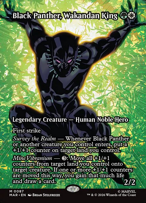 Black Panther, Wakandan King (Borderless) - Marvel Universe Eternal-Legal