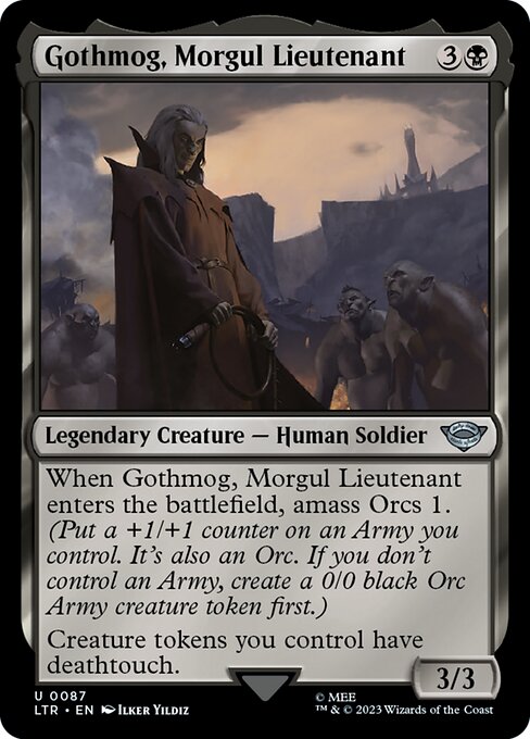 Gothmog, Morgul Lieutenant - Universes Beyond: The Lord of the Rings: Tales of Middle-earth