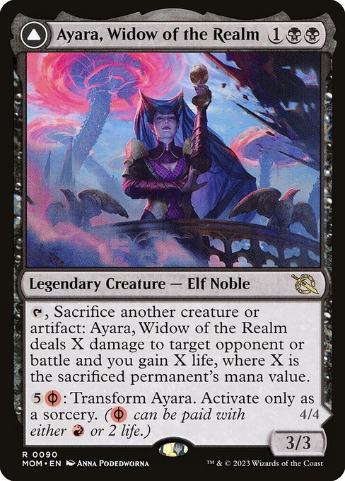 Ayara, Widow of the Realm (Foil) - March of the Machine