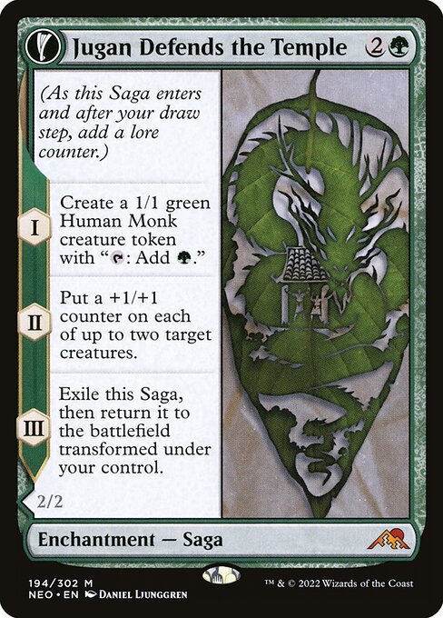 Jugan Defends the Temple - Kamigawa: Neon Dynasty