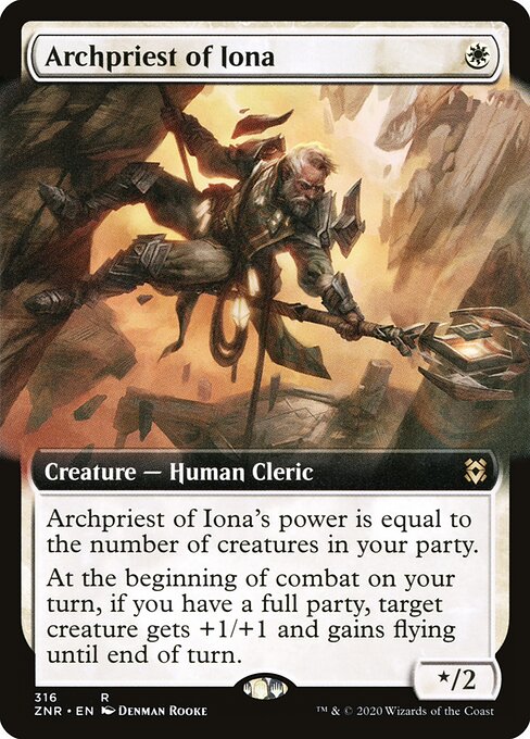 Archpriest of Iona (Extended Art) - Zendikar Rising