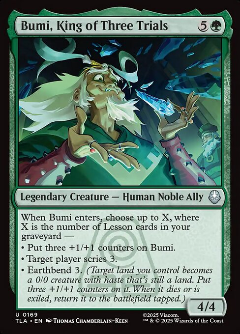 Bumi, King of Three Trials (Foil) - Avatar: The Last Airbender