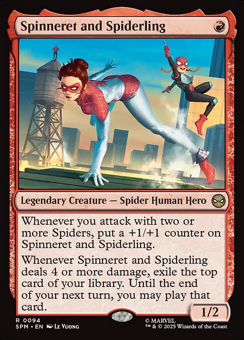 Spinneret and Spiderling (Foil) - Marvel's Spider-Man