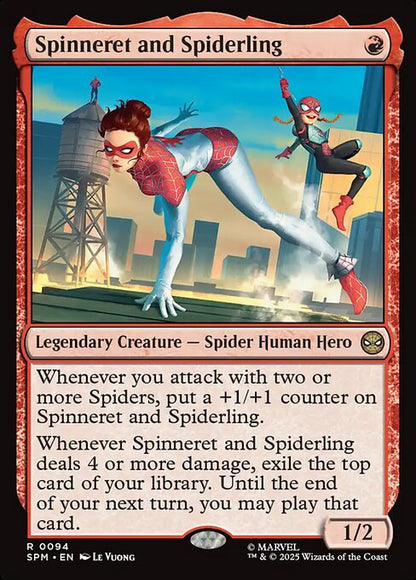 Spinneret and Spiderling (Foil) - Marvel's Spider-Man