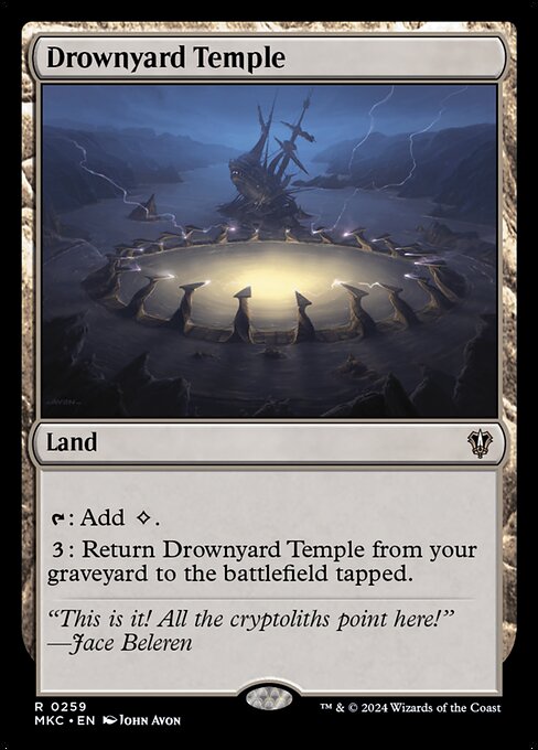 Drownyard Temple - Commander: Murders at Karlov Manor