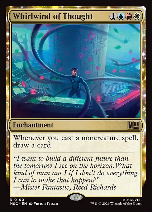 Whirlwind of Thought (Surge Foil) - Commander: Marvel Super Heroes