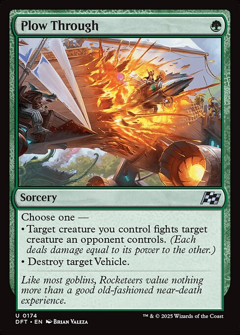 Plow Through (Foil) - Aetherdrift