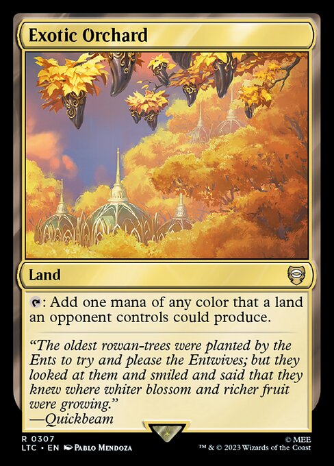 Exotic Orchard - Commander: The Lord of the Rings: Tales of Middle-earth