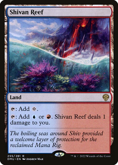 Shivan Reef (Foil) - Dominaria United