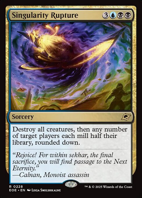Singularity Rupture (Foil) - Edge of Eternities