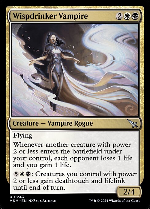 Wispdrinker Vampire (Foil) - Murders at Karlov Manor