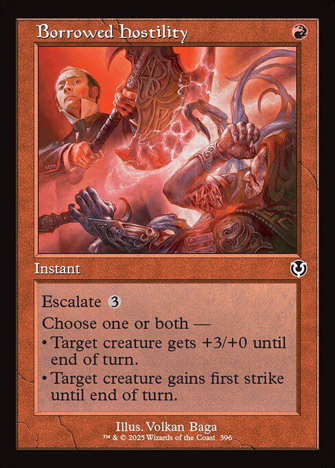 Borrowed Hostility (Retro Frame) - Innistrad Remastered