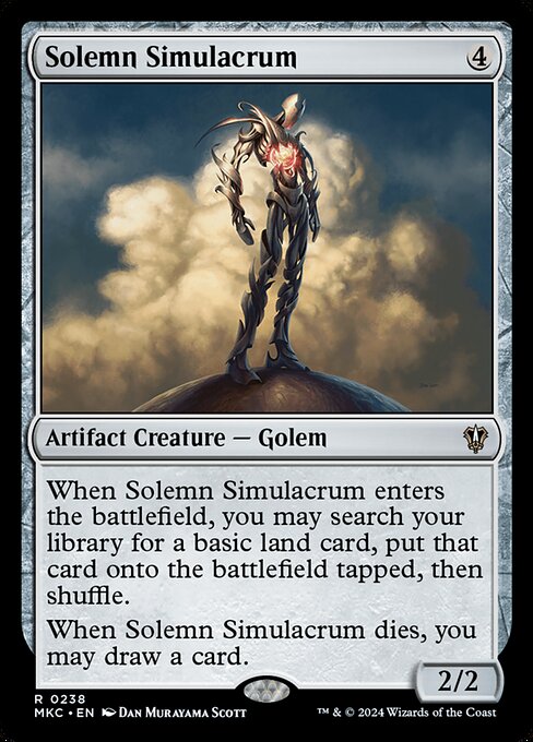 Solemn Simulacrum - Commander: Murders at Karlov Manor