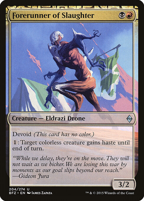 Forerunner of Slaughter (Foil) - Battle for Zendikar