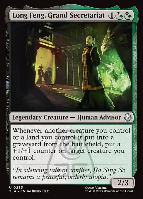Long Feng, Grand Secretariat (Foil) - Avatar: The Last Airbender