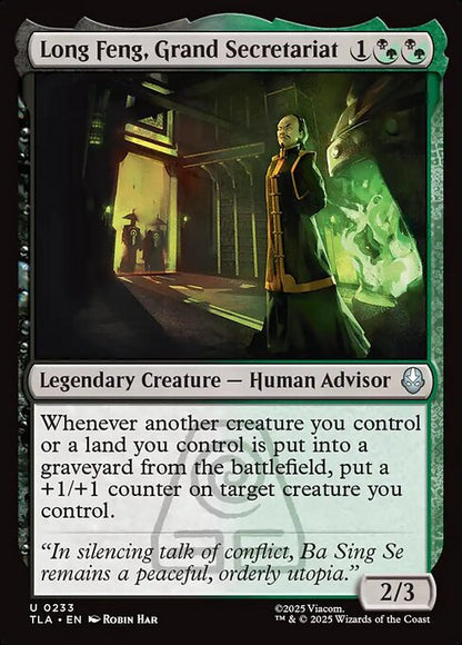 Long Feng, Grand Secretariat (Foil) - Avatar: The Last Airbender