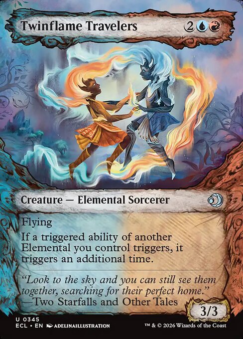 Twinflame Travelers (Showcase) (Foil) - Lorwyn Eclipsed