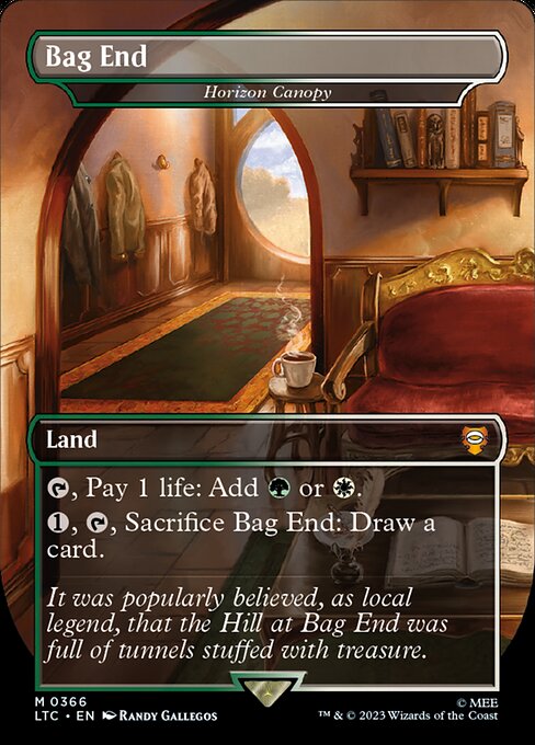 Bag End - Horizon Canopy (Borderless) - Commander: The Lord of the Rings: Tales of Middle-earth