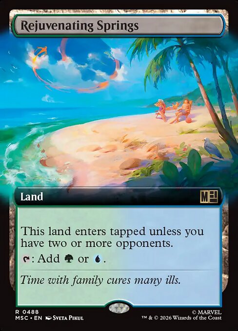 Rejuvenating Springs (Extended Art) - Commander: Marvel Super Heroes