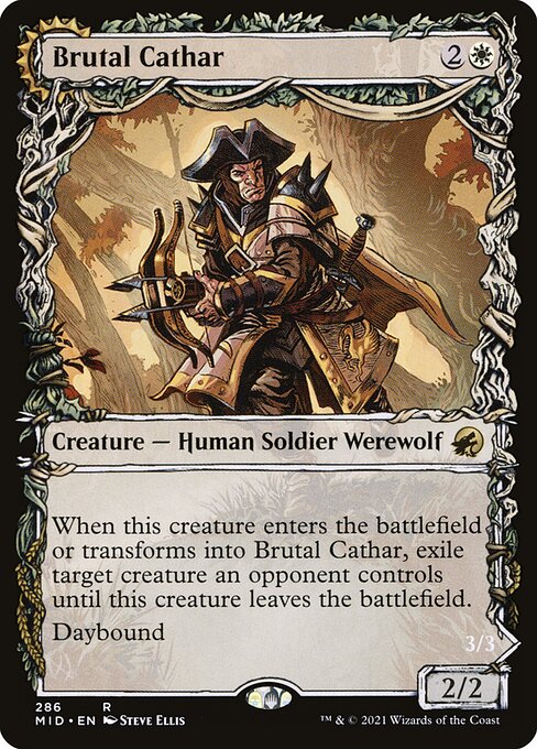 Brutal Cathar (Showcase) - Innistrad: Midnight Hunt
