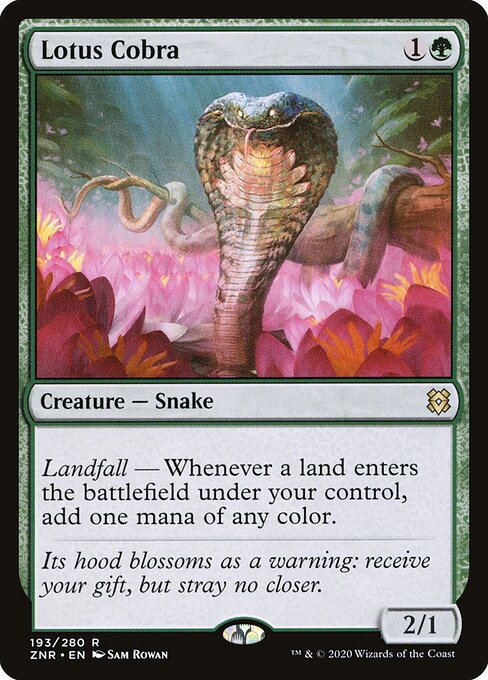 Lotus Cobra (Foil) - Zendikar Rising