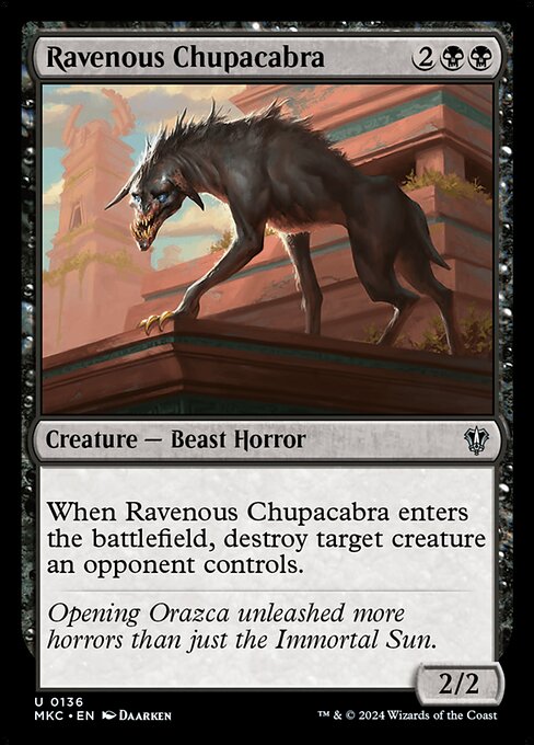 Ravenous Chupacabra - Commander: Murders at Karlov Manor