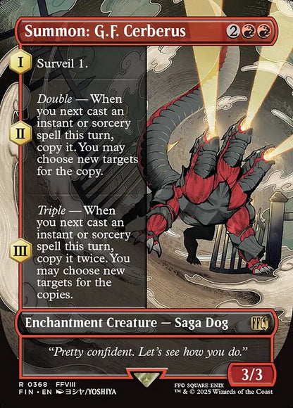Summon: G.F. Cerberus (Borderless) - FINAL FANTASY