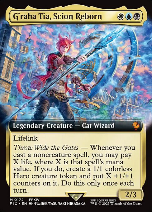 G'raha Tia, Scion Reborn (Extended Art) - Commander: FINAL FANTASY