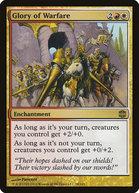 Glory of Warfare (Foil) - Alara Reborn