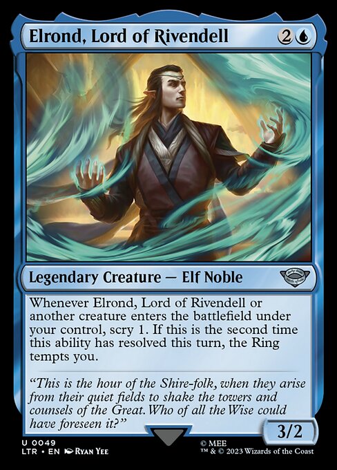 Elrond, Lord of Rivendell - Universes Beyond: The Lord of the Rings: Tales of Middle-earth