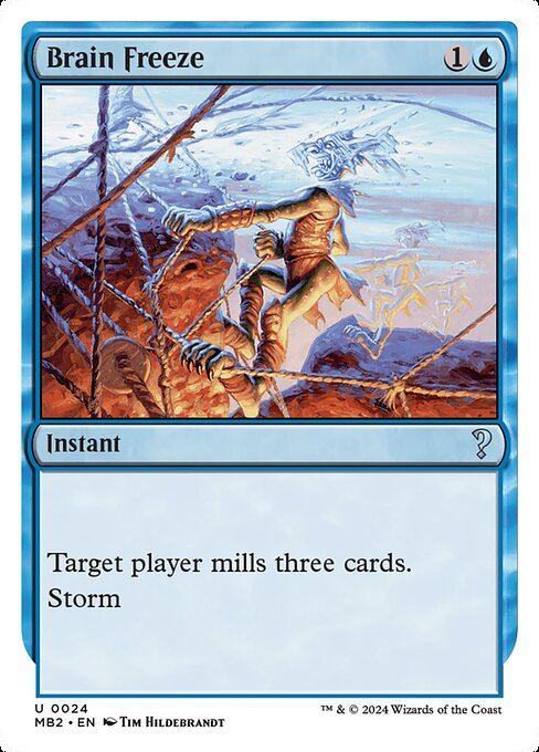 Brain Freeze (White Border) - Mystery Booster 2