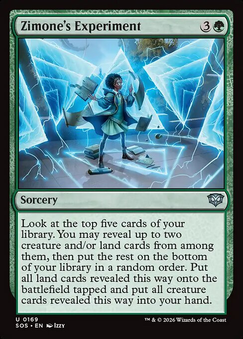 Zimone's Experiment (Foil) - Secrets of Strixhaven