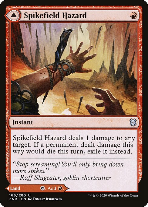 Spikefield Hazard - Zendikar Rising