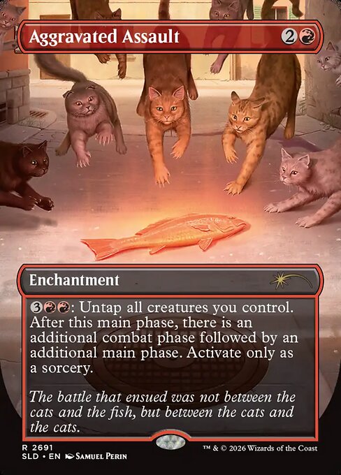 Aggravated Assault (2691) (Foil) - Secret Lair Drop Series