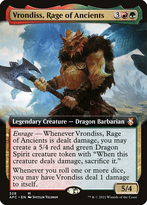Vrondiss, Rage of Ancients (Extended Art) - Commander: Adventures in the Forgotten Realms