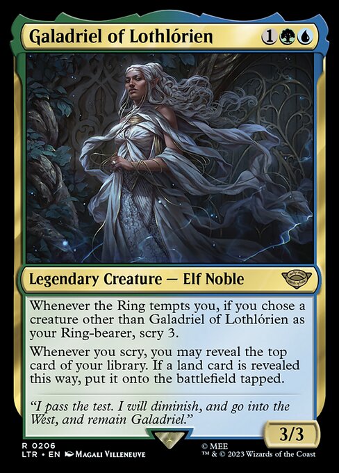 Galadriel of Lothlorien (Borderless) - Universes Beyond: The Lord of the Rings: Tales of Middle-earth