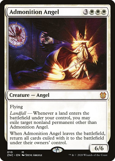 Admonition Angel - Commander: Zendikar Rising