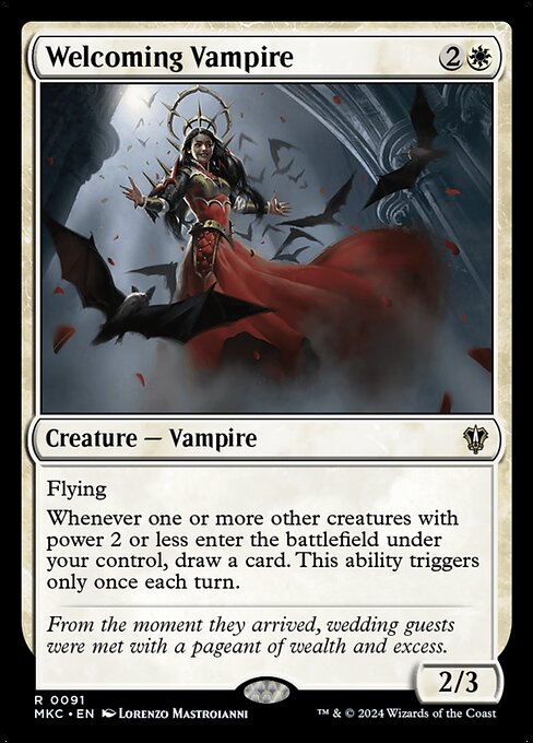 Welcoming Vampire - Commander: Murders at Karlov Manor