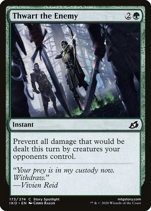Thwart the Enemy (Foil) - Ikoria: Lair of Behemoths