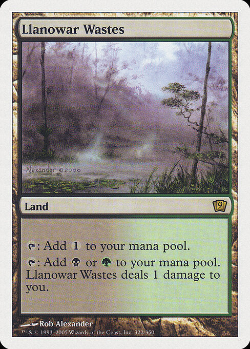 Llanowar Wastes - 9th Edition